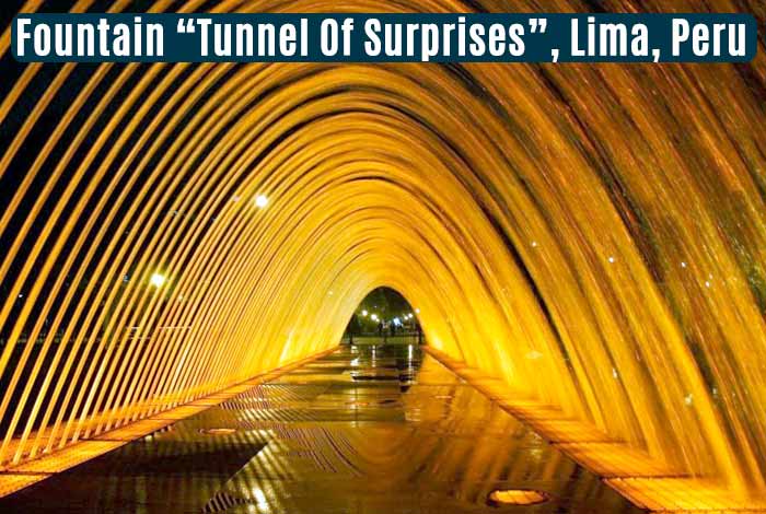  Fountain “Tunnel Of Surprises”, Lima, Peru