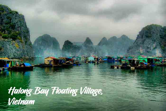 Halong Bay Floating Village, Vietnam