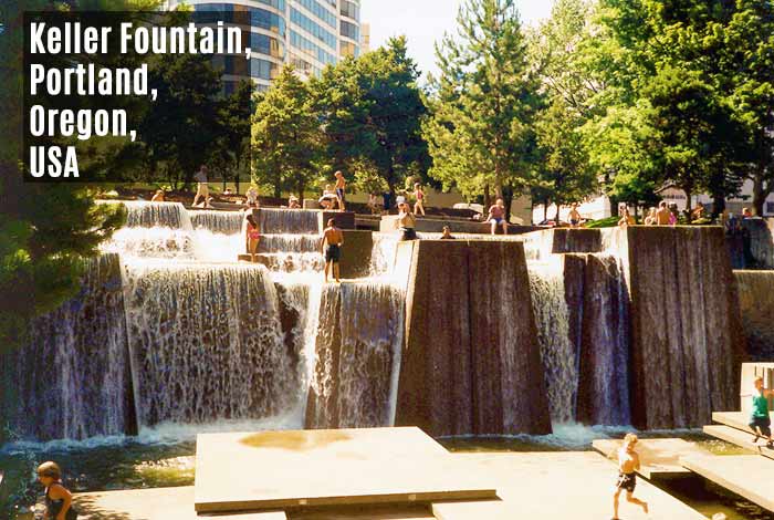 Keller Fountain, Portland, Oregon, USA
