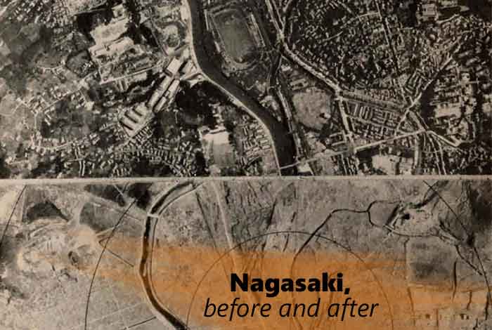  Nagasaki, before and after