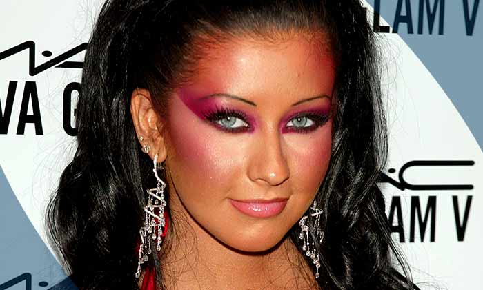 Christina-Aguilera makeup blunder