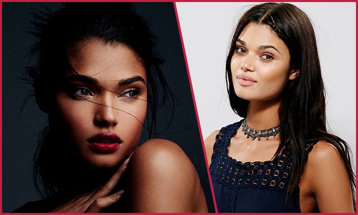 Daniela-Braga with and without makeup