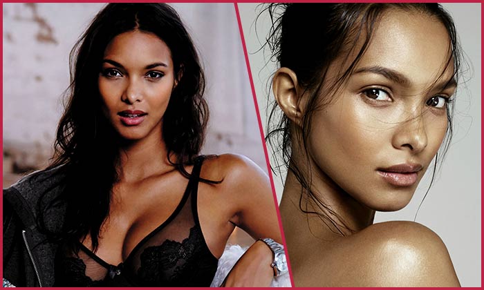 Lais-Ribeiro with and without makeup