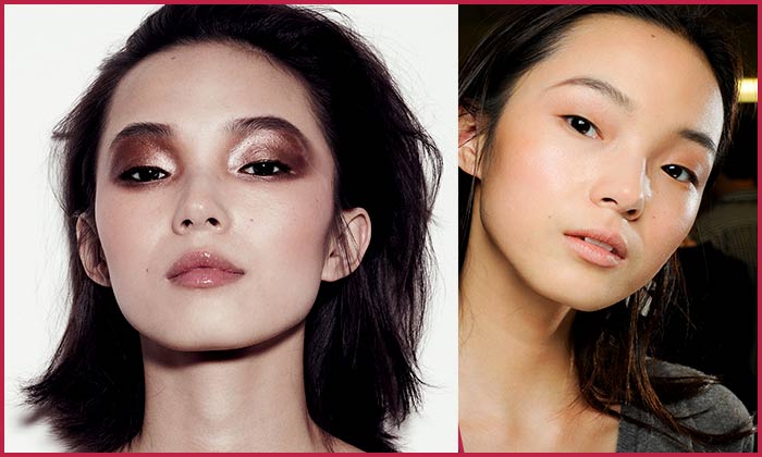Xiao-Wen-Ju with and without makeup